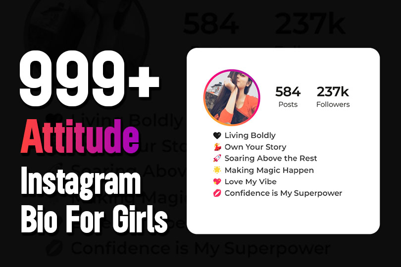 Popular 999+ Instagram Bio For Girls Attitude and Stlylish Bio 2025